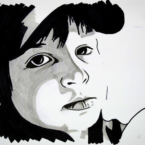 Tuschteckning Emil Tuschteckning Emil