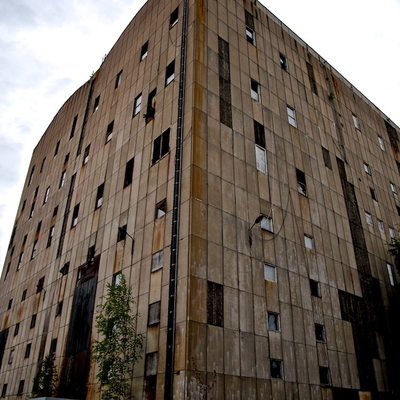 Öde fabrik
